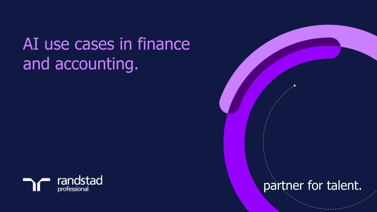 Randstad-2-AI use cases in finance and accounting Randstad-2-AI use cases in finance and accounting