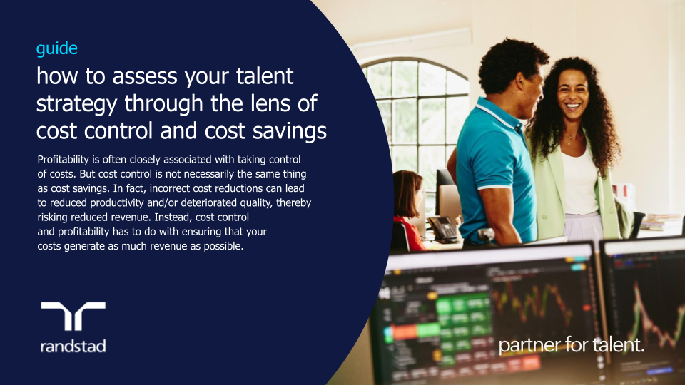 guide - how to assess your talent strategy through the lens of  cost control and cost savings